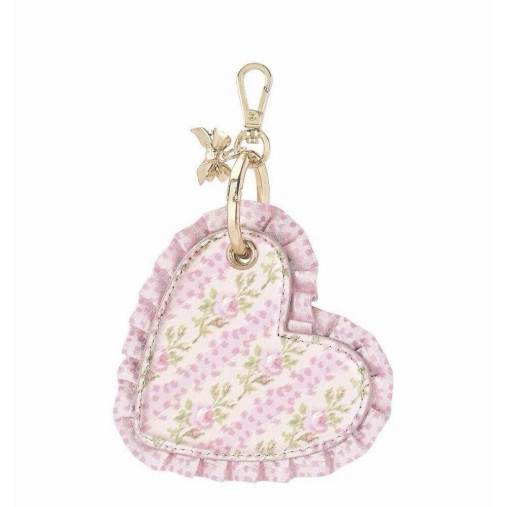 LoveShackFancy x Target – Case-Mate Blooming Heirloom Ruffled Heart AirTag Charm